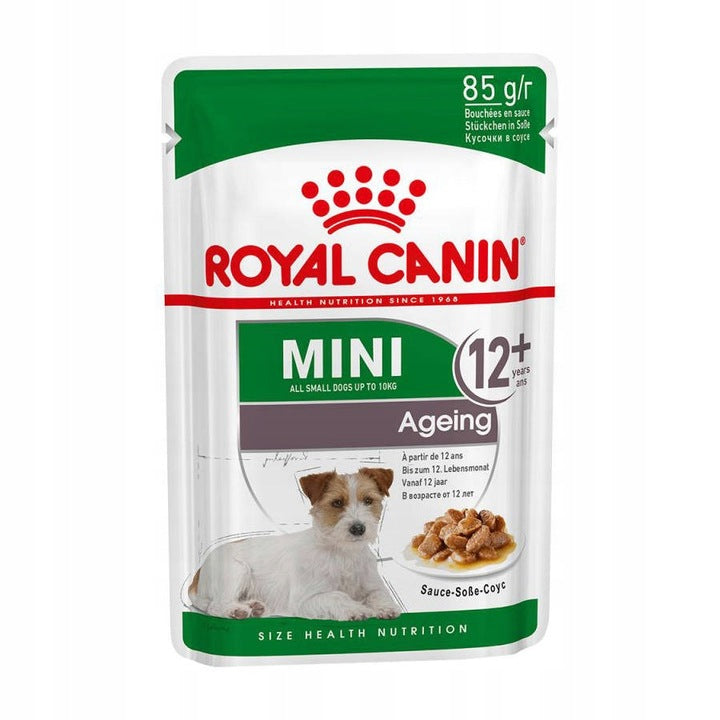 Royal Canin Mini Puppy mokra karma dla szczeniąt, kawałki w sosie 12 x 85 g – kurczak