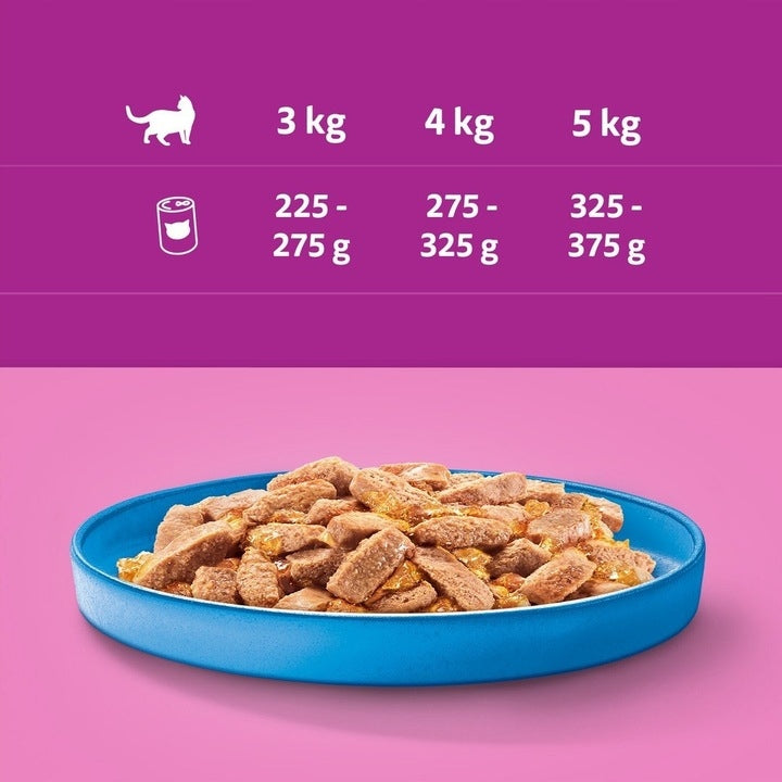 Whiskas Adult mokra karma dla kota z tuńczykiem w galaretce 24 x 400 g – puszka