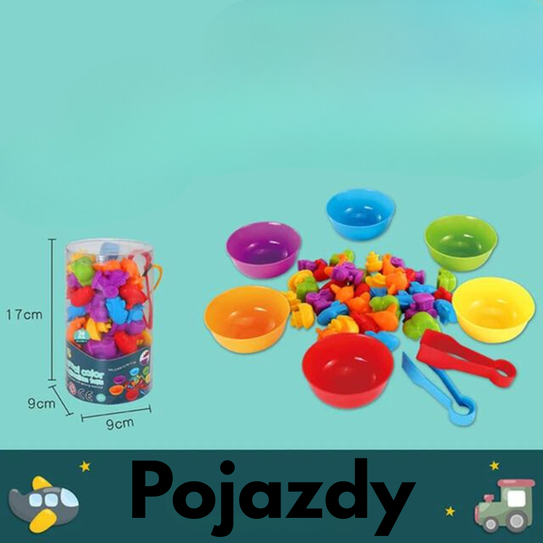 Wesołe Kolorki: Edukacyjna Układanka Montessori