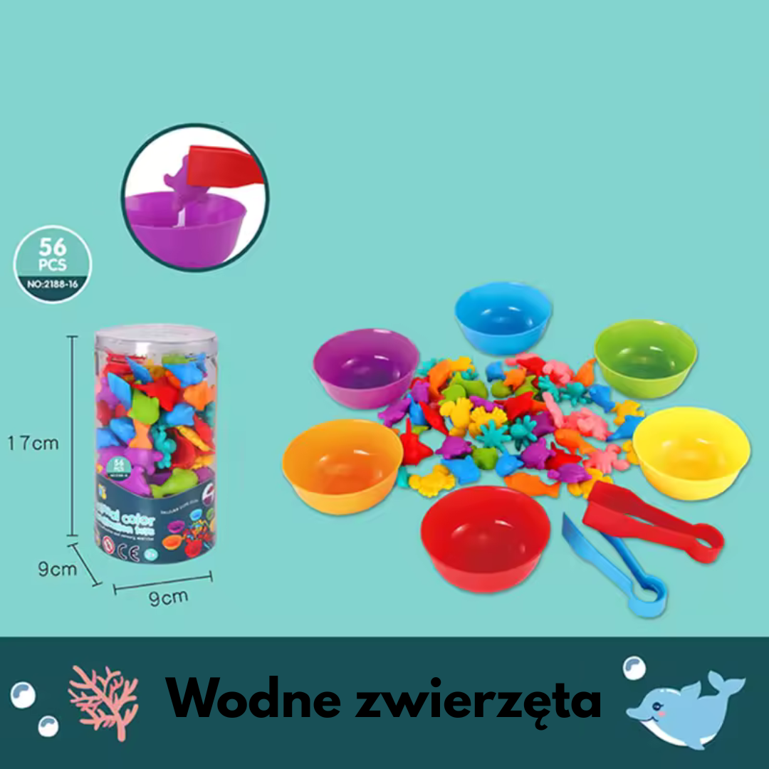 Wesołe Kolorki: Edukacyjna Układanka Montessori