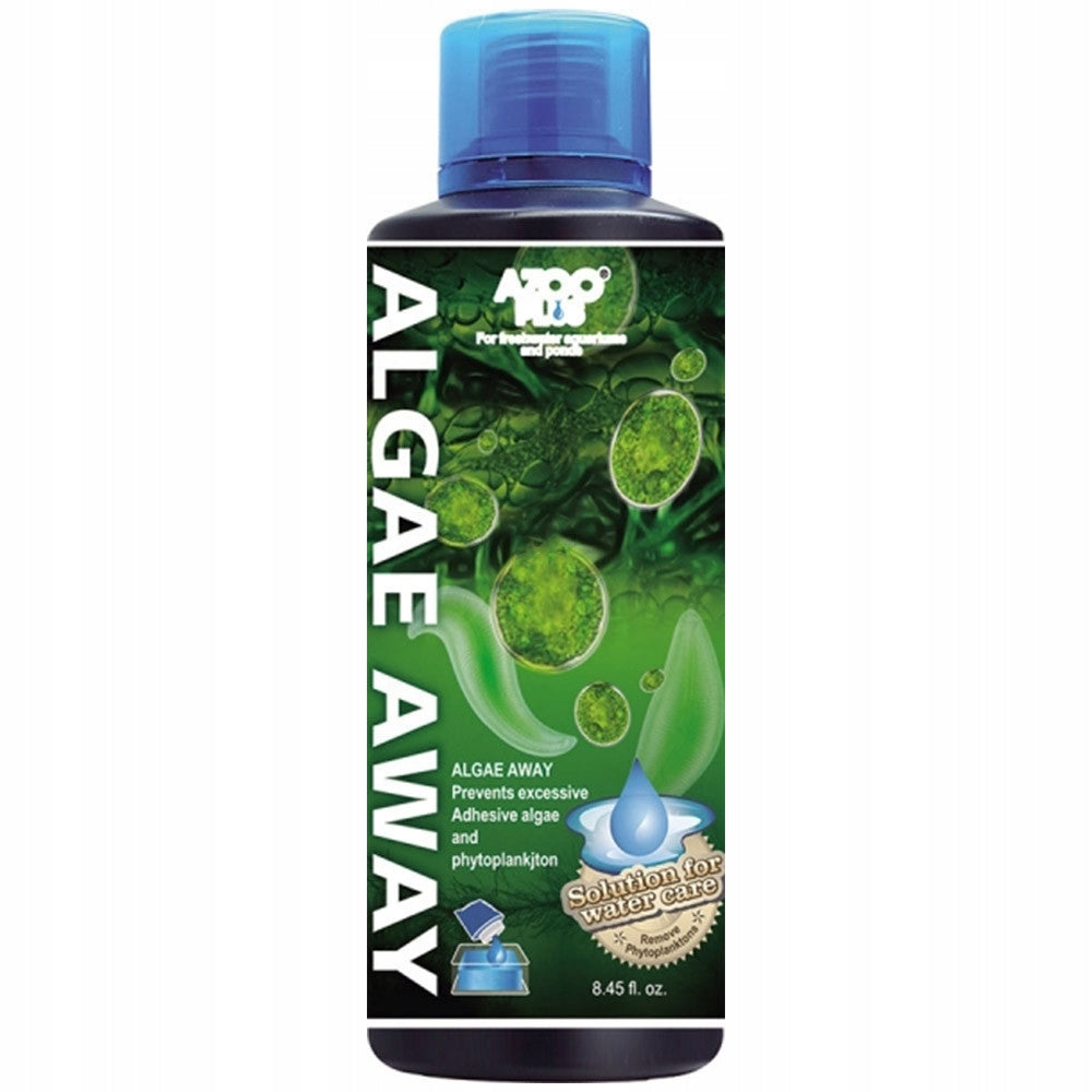 Azoo Algae Away Plus preparat na glony w akwarium 250 ml – do akwariów i oczek wodnych