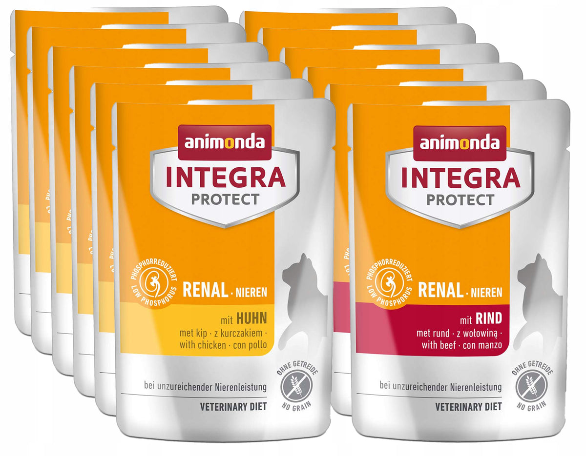 Animonda Integra Protect Renal mokra karma dla kota na nerki 12 x 85 g – mix smaków