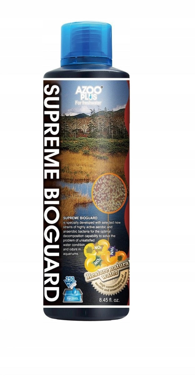 Azoo Supreme Bioguard bakterie do akwarium 500 ml – preparat biologiczny do wody słodkiej