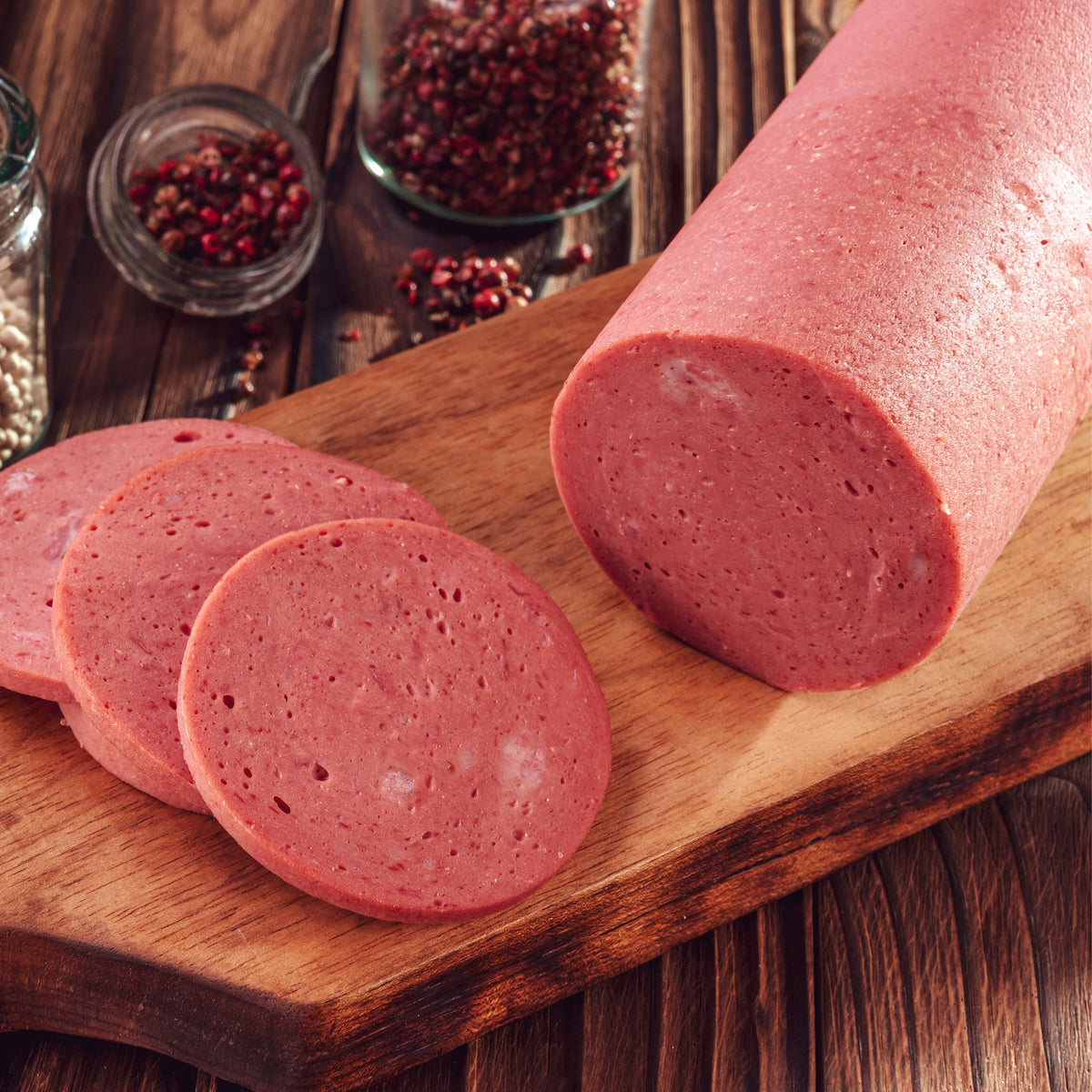 Baton mięsny dla psa drobiowy 1 kg x 10 szt. – mortadela, 80% drobiu, karma półmokra