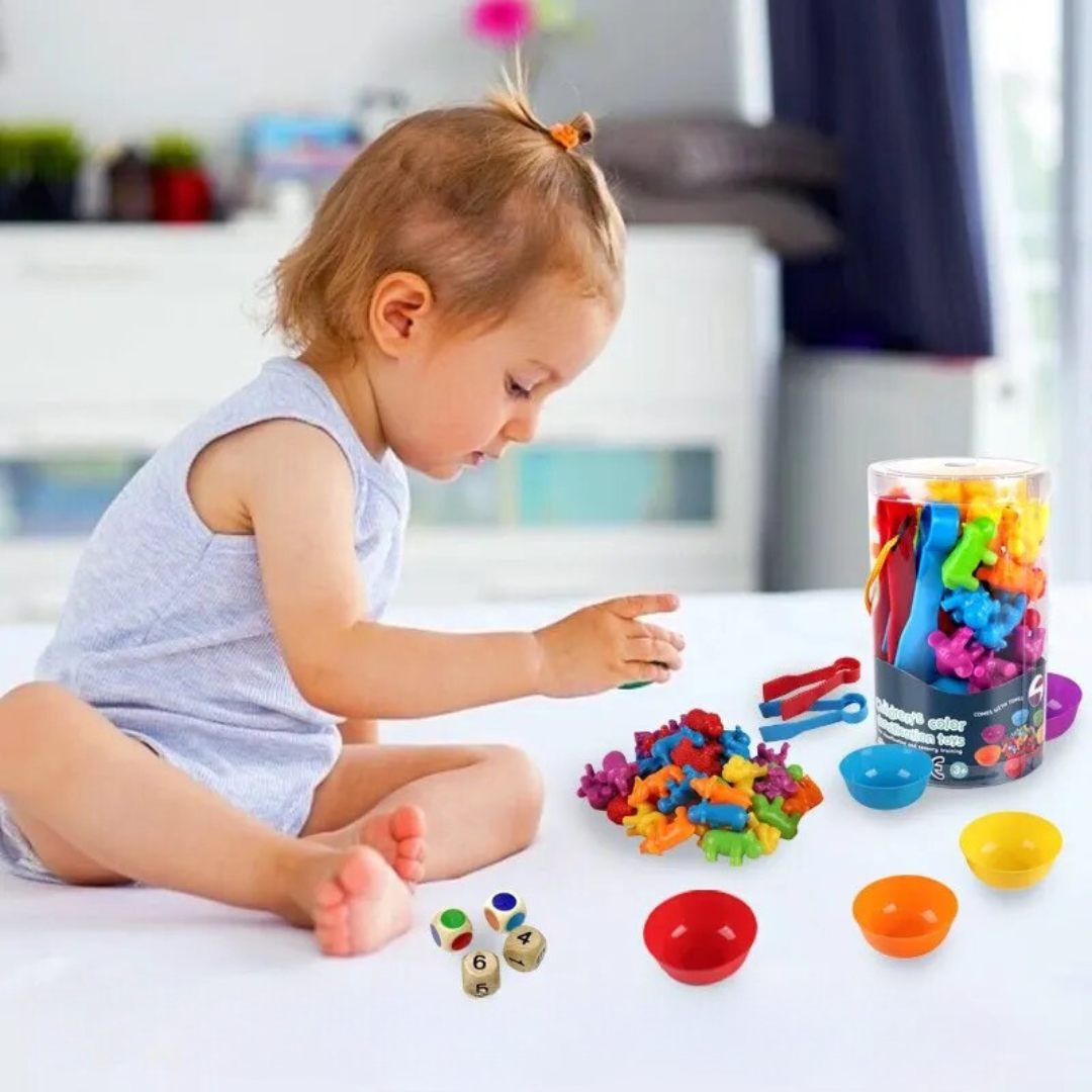 Wesołe Kolorki: Edukacyjna Układanka Montessori