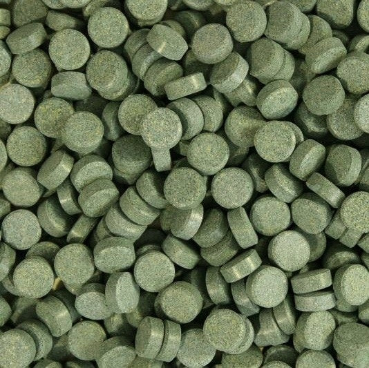 Glopex Algentablet Spirulina 40% – karma w tabletkach dla ryb roślinożernych, 200 g