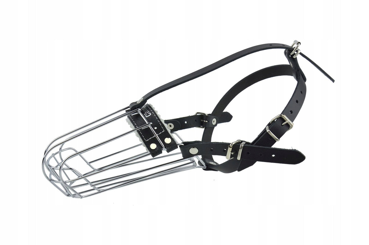 Champion Kaganiec metalowy 3D dla psa rasy collie – obwód 24 cm, z futerkiem i klamrą