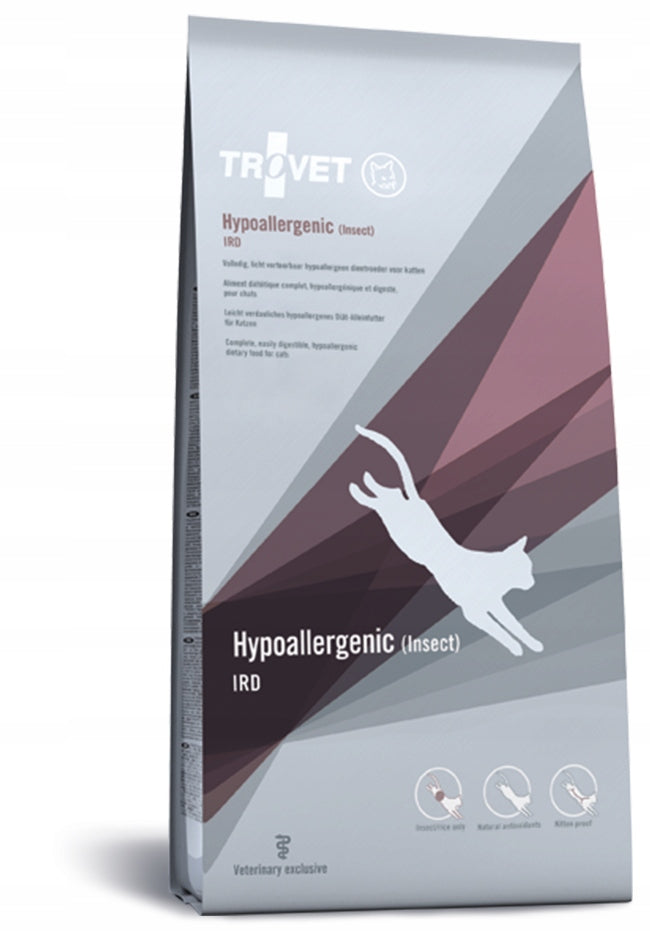 Trovet IRD Rich in Insect sucha karma hypoalergiczna dla kota 2,5 kg – białko z owadów
