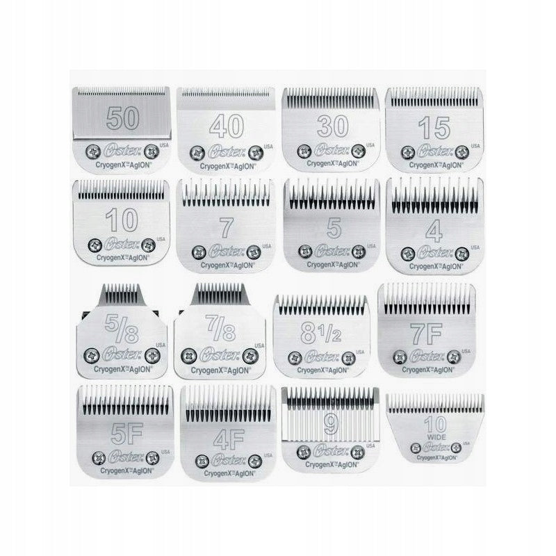 Oster Cryogen-X nr 40 ostrze chirurgiczne 0,25 mm do maszynki Snap-On – stal hartowana