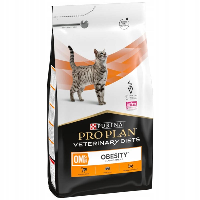 PRO PLAN Veterinary Diets OM St/Ox sucha karma dla kotów z nadwagą 5 kg – Obesity
