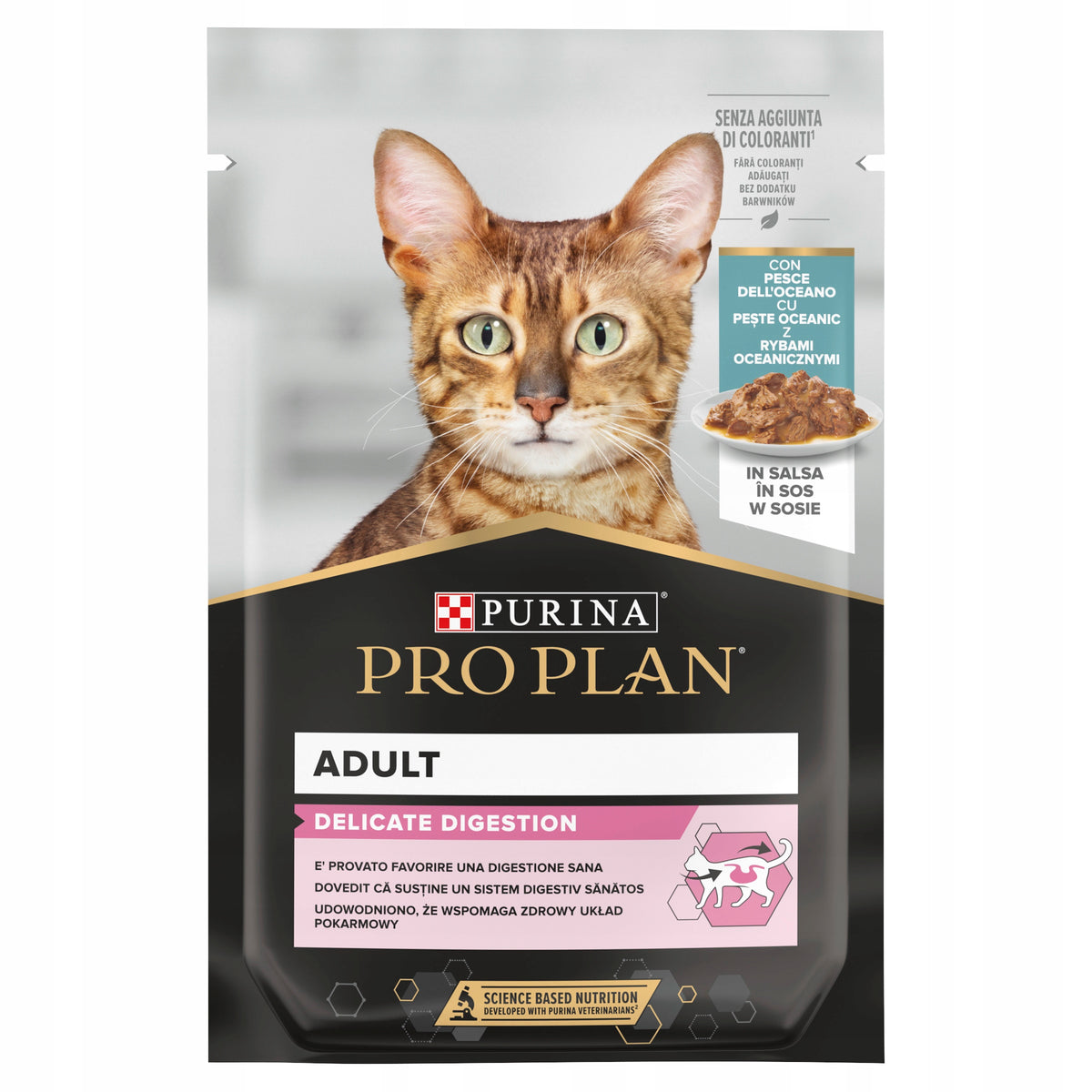 PRO PLAN Delicate mokra karma dla kota 24 x 85 g z prebiotykiem – mix indyk i ryba