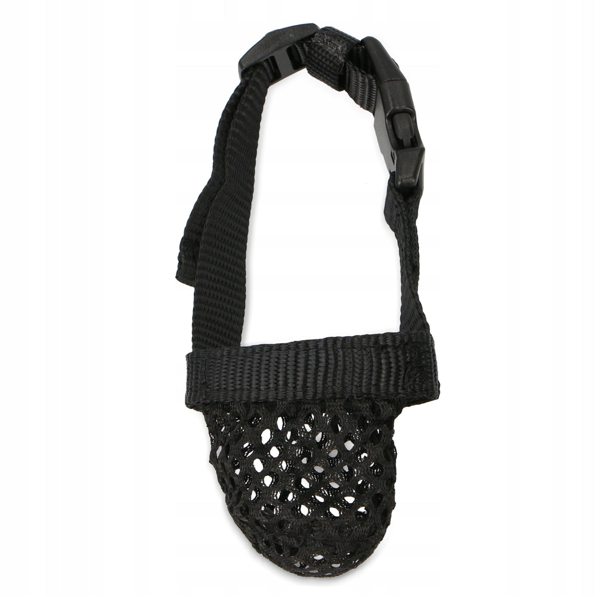 Kaganiec fizjologiczny dla psa XS materiałowy, zapinany na klips, obwód 15 cm – czarny