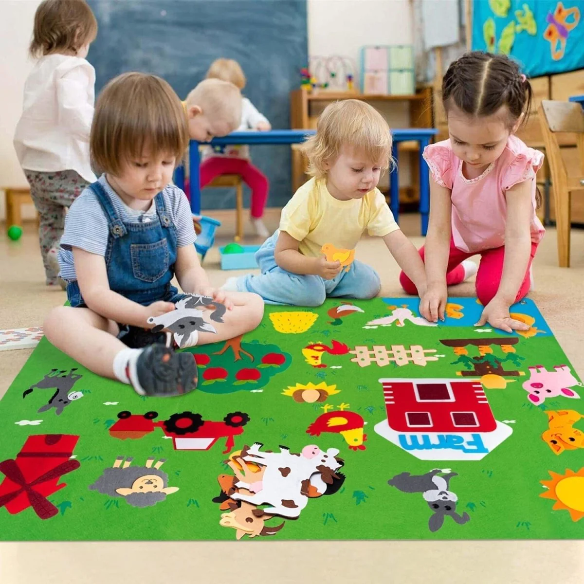Tablica Edukacyjna Zwierzęta Montessori