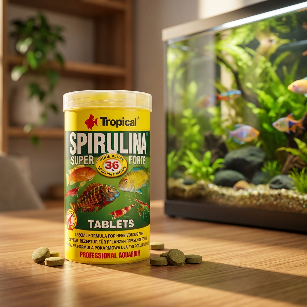 Tropical Super Spirulina Forte Tablets pokarm dla ryb w tabletkach 36% spiruliny – 250 ml