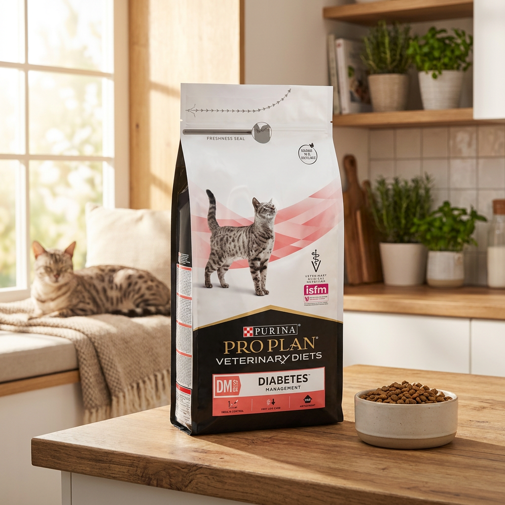 PRO PLAN Veterinary Diets DM sucha karma dla kota z cukrzycą 5 kg – dla dorosłych kotów