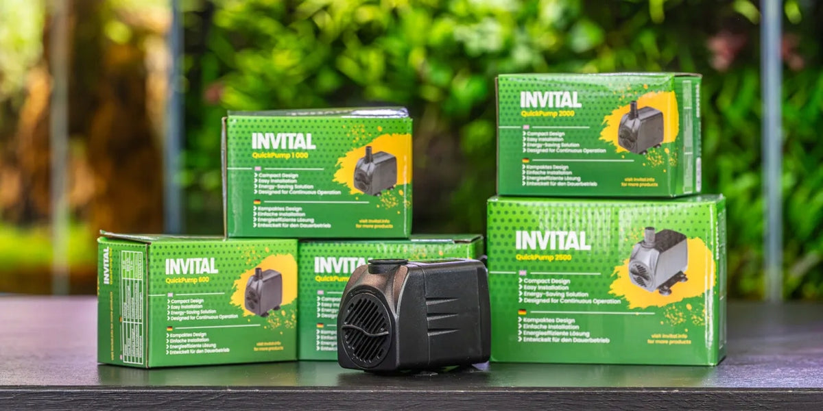 Invital QuickPump 2000 pompa tłocząca 2000 l/h z regulacją przepływu – 35 W