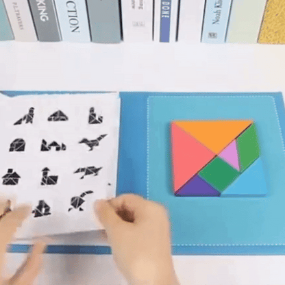 Montessori Magnet Puzzle Book: Książeczka Magnesów i Wzorów