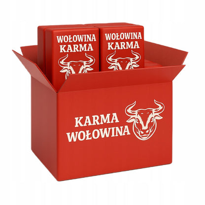 Mrożone mięso wołowe z kością dla psa BARF 10 kg (40 x 250 g) – bezzbożowe