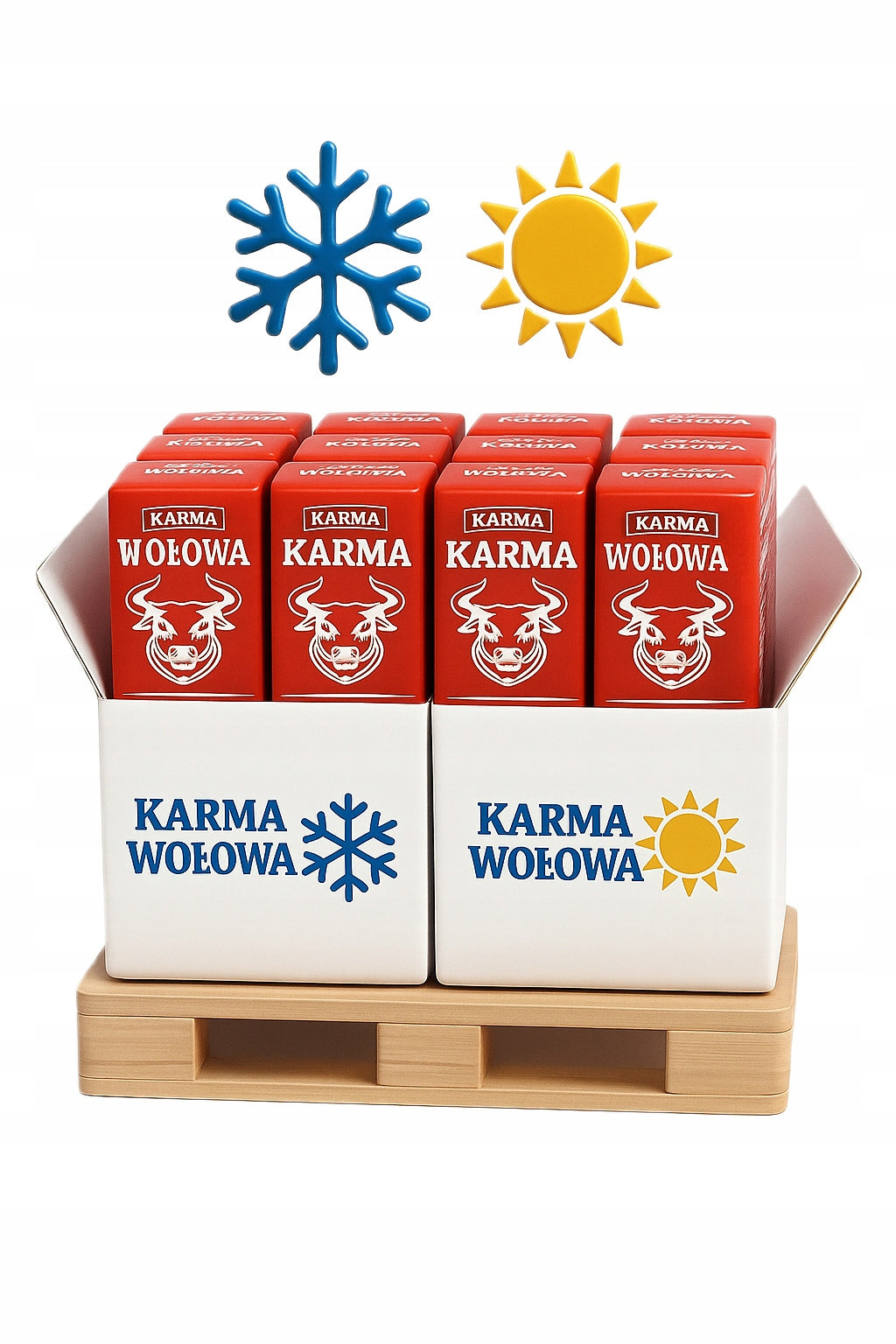 Mrożone mięso wołowe z kością dla psa BARF 10 kg (40 x 250 g) – bezzbożowe