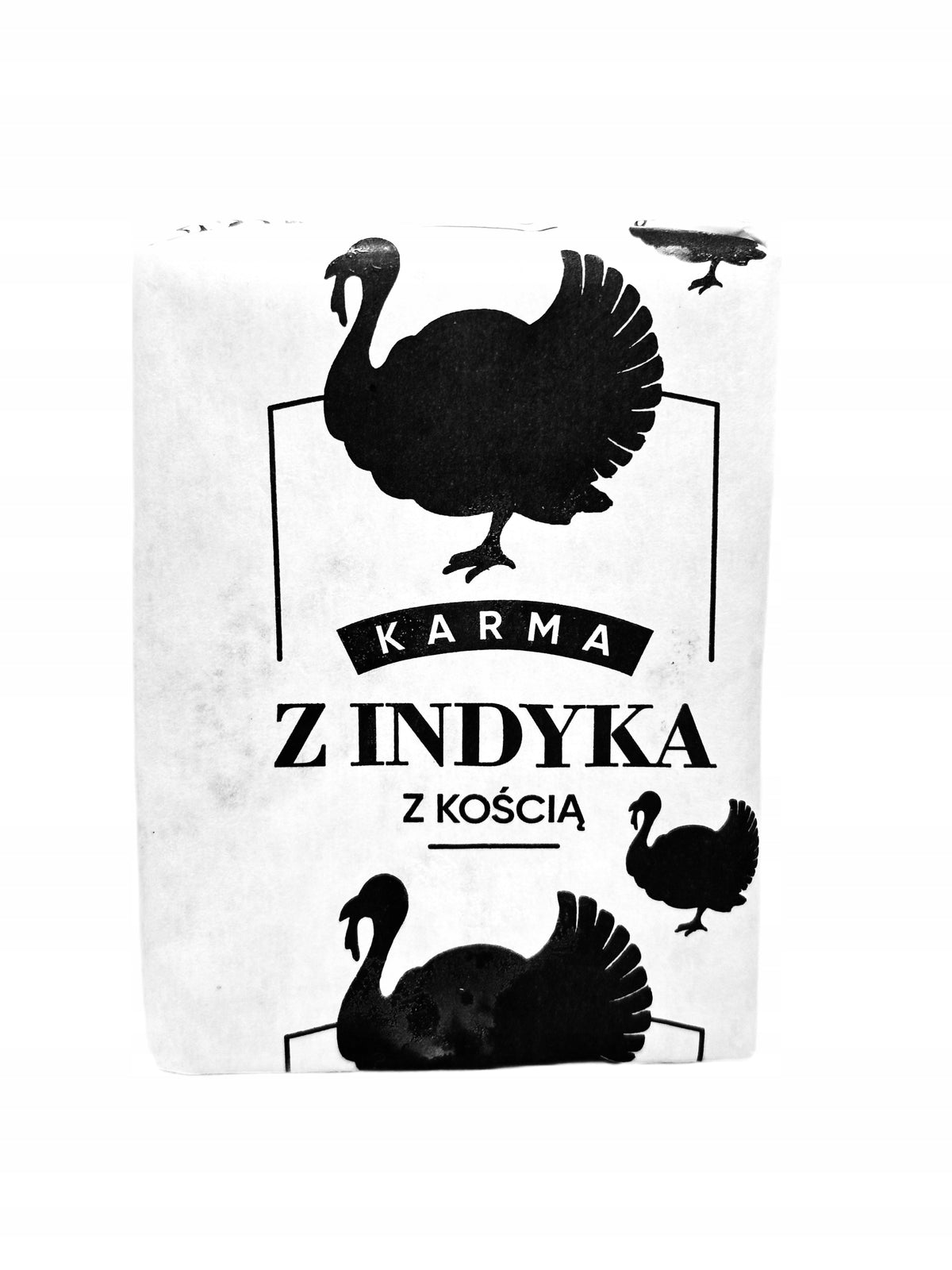Mrożone mięso z indyka dla psa BARF 10 kg – 40 kostek po 250 g, bezzbożowe, z kością