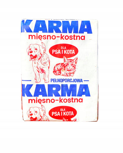 Mrożone mięso dla psa BARF z kurczaka 10 kg – kostki 250 g, 40 szt., karma surowa