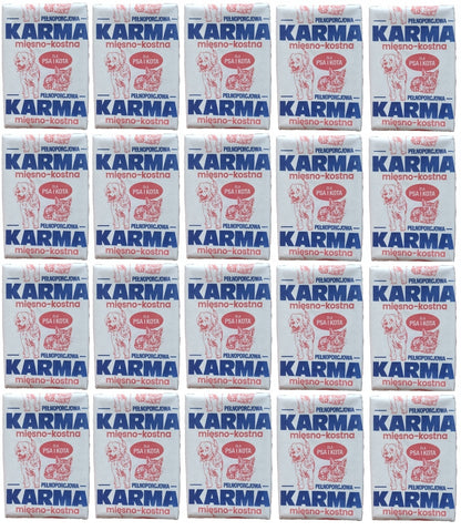 Mrożone mięso dla psa BARF z kurczaka 10 kg – kostki 250 g, 40 szt., karma surowa