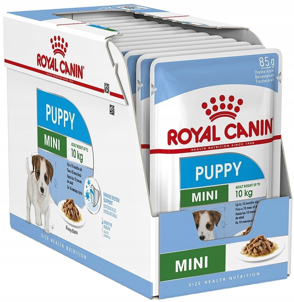 Royal Canin Mini Puppy mokra karma dla szczeniąt, kawałki w sosie 12 x 85 g – kurczak