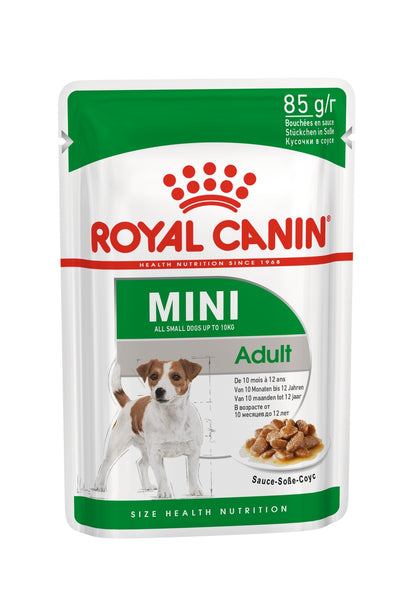 Royal Canin Mini Adult karma mokra dla psa małych ras w sosie 85 g – saszetka