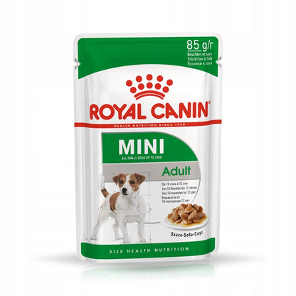 Royal Canin Mini Adult karma mokra dla psa małych ras w sosie 85 g – saszetka