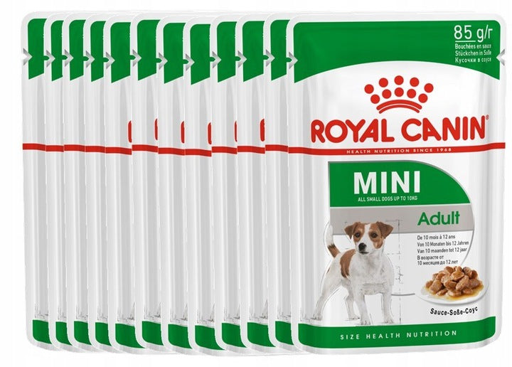 Royal Canin Mini Adult karma mokra dla psa małych ras w sosie 85 g – saszetka