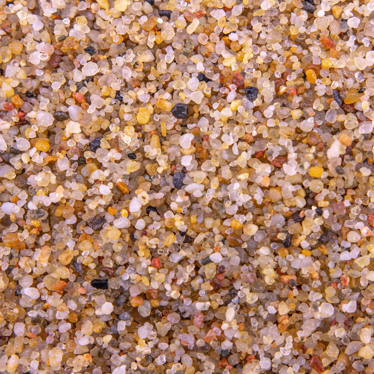 TD Stones Żwirek do akwarium kwarcowy 16 kg, frakcja 1-2 mm, naturalny – żółty bursztynowy