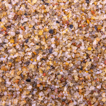 TD Stones Żwirek do akwarium kwarcowy 16 kg, frakcja 1-2 mm, naturalny – żółty bursztynowy