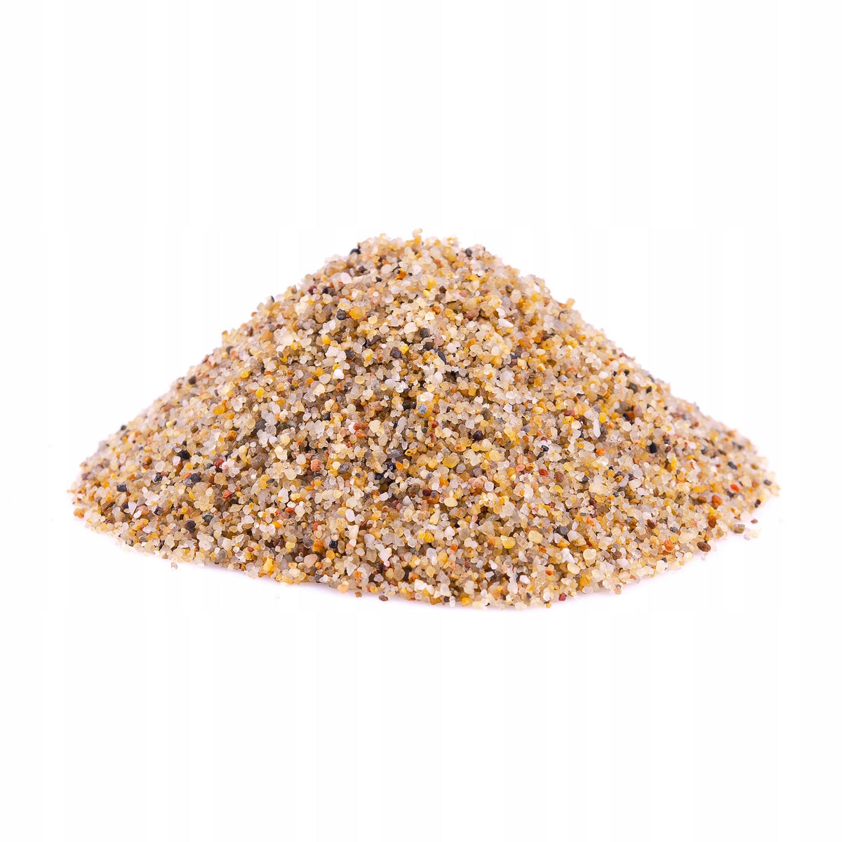 TD Stones Żwirek do akwarium kwarcowy 16 kg, frakcja 1-2 mm, naturalny – żółty bursztynowy