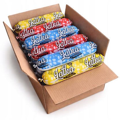 Karma mokra dla psa w batonach 19 x 1 kg – 90% mięsa, bez konserwantów, mix smaków
