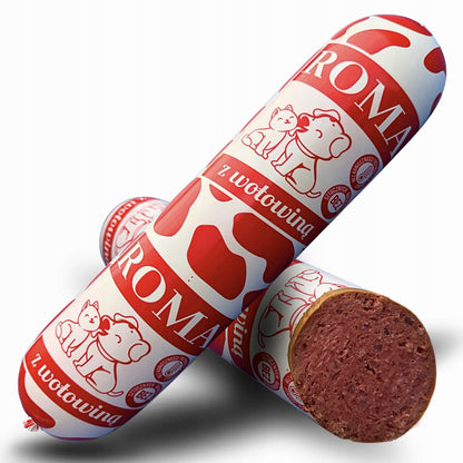 Roma karma mokra dla psa w batonach 19 x 1 kg – 80% mięsa, bez kości, mix smaków