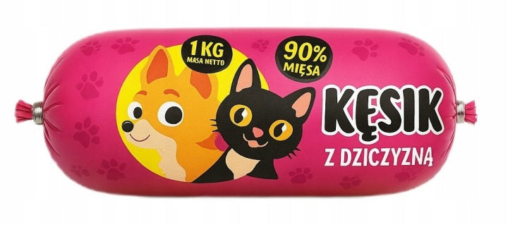 Mokra karma dla psa w batonie 29 x 1 kg – 90% mięsa, bez konserwantów, mix smaków