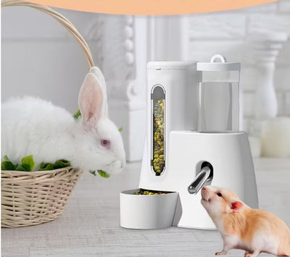 Senti Poidło kulkowe 1000 ml z karmnikiem 2w1 dla chomika, myszy i królika – na haki