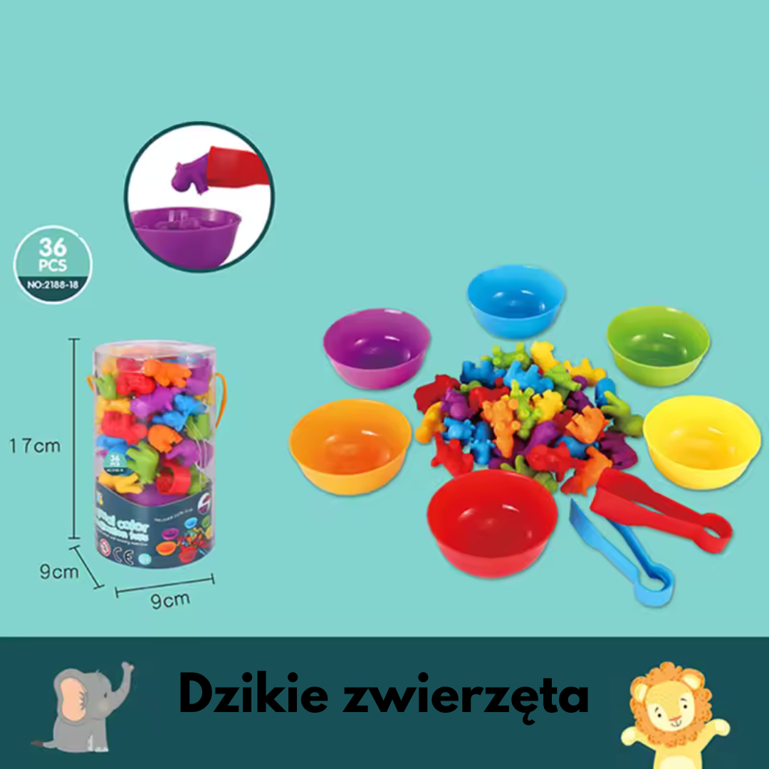 Wesołe Kolorki: Edukacyjna Układanka Montessori