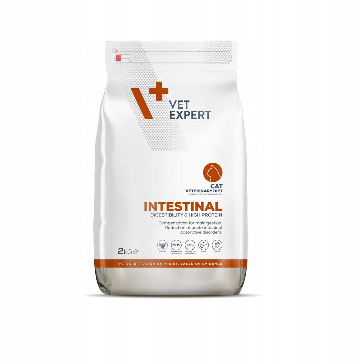 Vet Expert Cat Intestinal 2 kg – sucha karma weterynaryjna dla kota z problemami jelitowymi