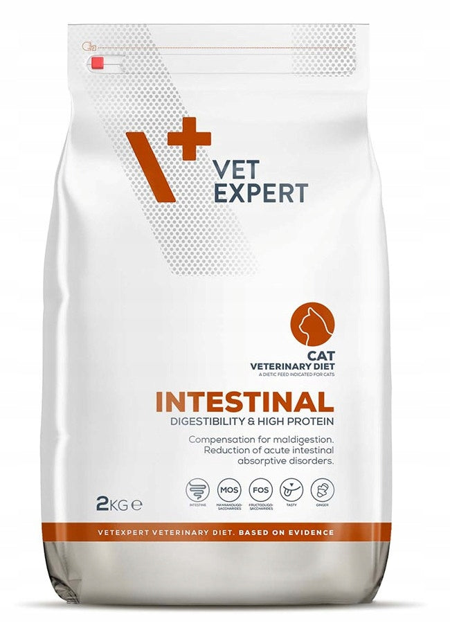 Vet Expert Cat Intestinal 2 kg – sucha karma weterynaryjna dla kota z problemami jelitowymi