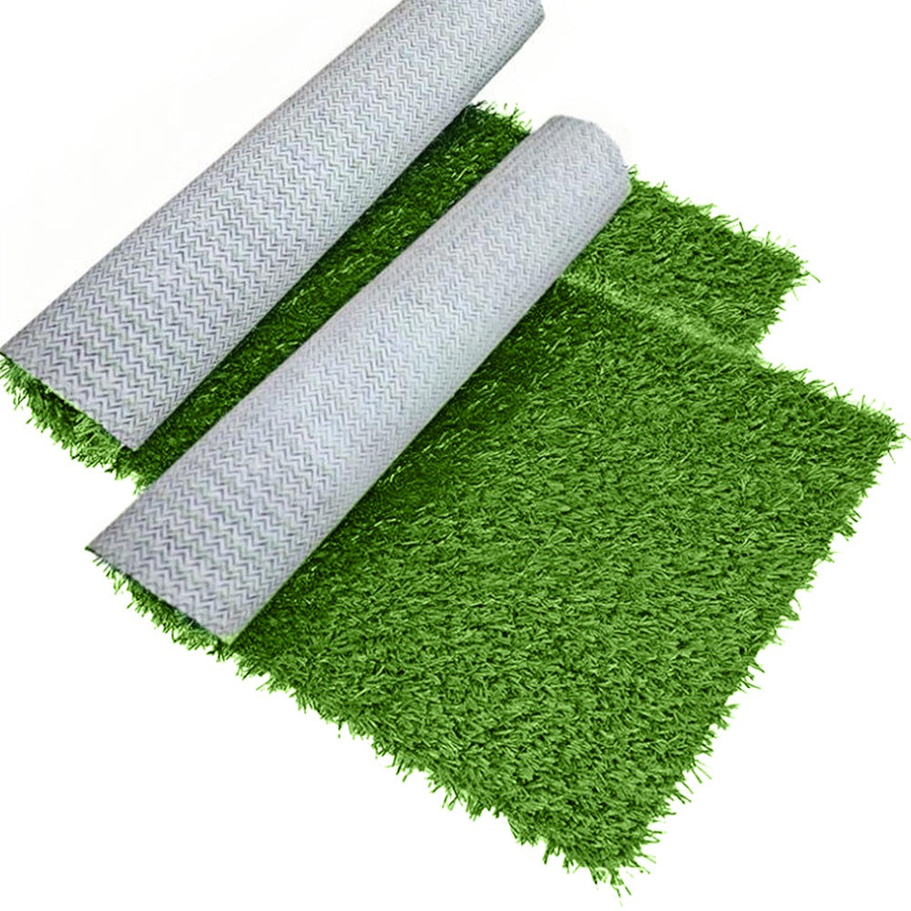 Toaleta dla psa ze sztuczną trawą 68 x 42,5 cm – kuweta z 2 matami, dla psów do 7 kg