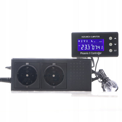 Andromeda Computers Phoenix X termostat z programatorem do terrarium – 2 kanały, 1200W