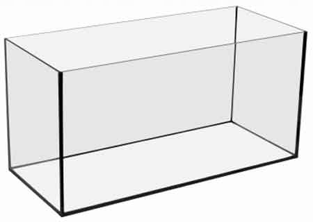 Akwarium 54 l 60x30x30 cm z pokrywą LED dzień/noc – zestaw z matą i tłem, białe