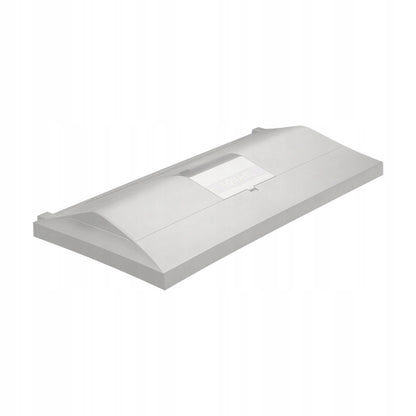 Akwarium 54 l 60x30x30 cm z pokrywą LED dzień/noc – zestaw z matą i tłem, białe
