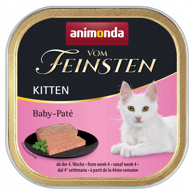 Animonda Vom Feinsten Kitten mokra karma dla kociąt 100 g – bezzbożowy pasztet, tacka