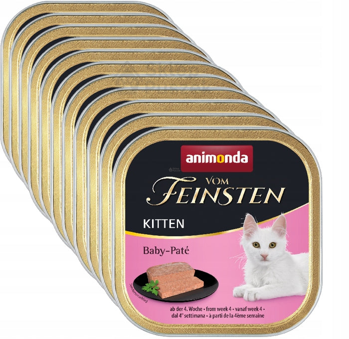 Animonda Vom Feinsten Kitten mokra karma dla kociąt 100 g – bezzbożowy pasztet, tacka