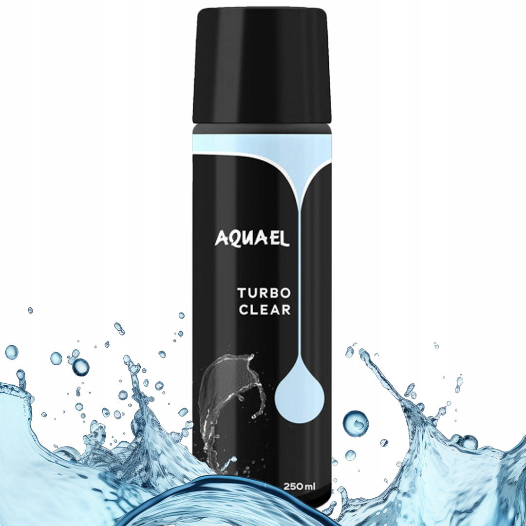 Aquael Turbo Clear preparat klarujący wodę w akwarium 250 ml – do akwariów słodkowodnych