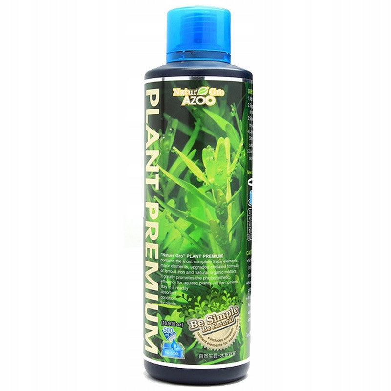 Azoo Nature Gro Plant Premium nawóz do akwarium roślinnego 500 ml – makro i mikroelementy