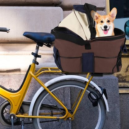 Koszyk rowerowy dla psa — wygodnie podróżujecie razem