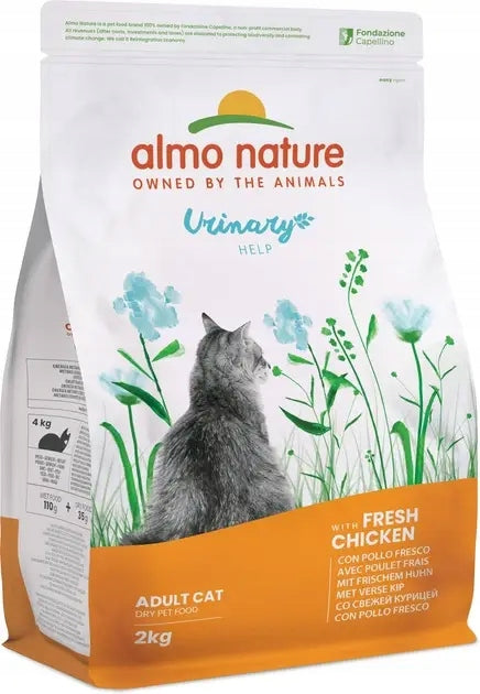 Almo Nature Functional Urinary sucha karma dla kota z kurczakiem 2 kg – układ moczowy